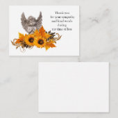 ひまわりエンジェルサンキューカード ノートカード (正面/裏面)