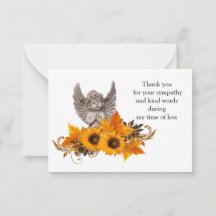 ひまわりエンジェルサンキューカード