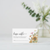 ひまわりオムツラッフル エンクロージャーカード (スタンド正面)