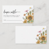 ひまわりオムツラッフル エンクロージャーカード (正面/裏面)