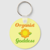 ひまわりオルガニスト女神の音楽ギフト キーホルダー (正面)