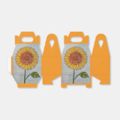 ひまわりオレンジ色の愛用ボックス フェイバーボックス (折り畳みなし)