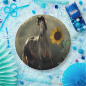 ひまわりカウボーイ紙プレート ペーパープレート (パーティー)