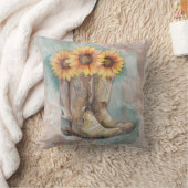 ひまわりカウボーイ クッション (ブランケット)