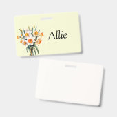 ひまわりカスタマイズバッジ バッジ (正面＆裏面)