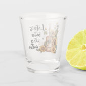 ひまわりカスタマイズ付きネームギター ショットグラス (裏面)