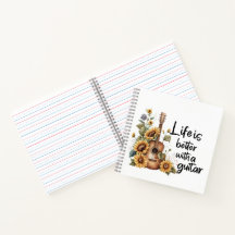 ひまわりカスタマイズ付きネームギター