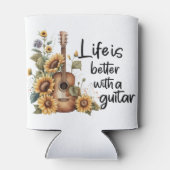 ひまわりカスタマイズ付きネームギター 缶クーラー (裏面)