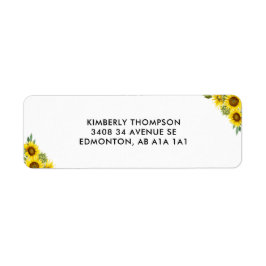 ひまわりカスタムフローラモダン卒業 ラベル