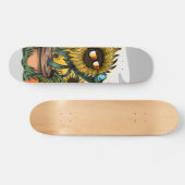 ひまわりカッコいい過ぎ スケートボード (横)