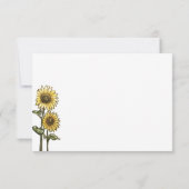 ひまわりカップル 出欠カード (裏面)