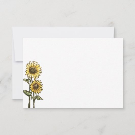 ひまわりカップル 出欠カード (裏面)