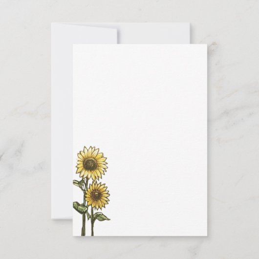 ひまわりカップル 出欠カード (裏面)