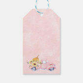 ひまわりカボチャのトラック赤ちゃんシャワーありがとう ギフトタグ (裏面)