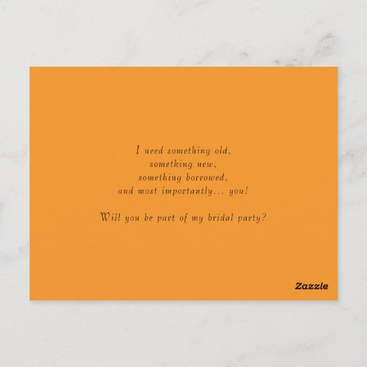 ひまわりカボチャ私の花ガールカード ポストカード (裏面)