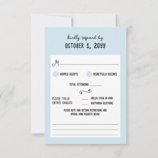 ひまわりカボチャ素朴ンカントリーファーム秋の結婚式 出欠カード (裏面)