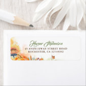 ひまわりカボチャ素朴ン秋ハーベスト ラベル (インサイチュ)