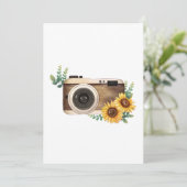 ひまわりカメラ 招待状 (スタンド正面)