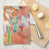 ひまわりカラフルのキッチンタオル キッチンタオル (四つ折り)