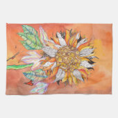 ひまわりカラフルのキッチンタオル キッチンタオル (横)