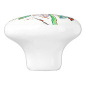 ひまわりカラフルの美しいドア セラミックノブ (側面)