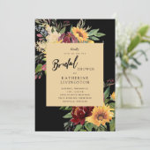 ひまわりカラフルトスカーナブライダルシャワー誘致 招待状 (スタンド正面)