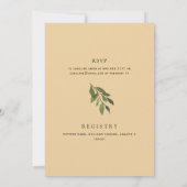 ひまわりカラフルトスカーナブライダルシャワー誘致 招待状 (裏面)