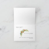 ひまわりカラフルトスカーナブライダルシャワー 招待状 (内部)