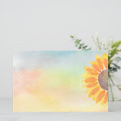 ひまわりカラフル水彩紙シート (スタンド正面)