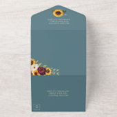 ひまわりカントリーエレガンス オールインワン招待状 (外側)