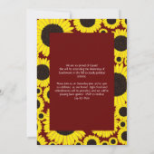 ひまわりカントリーマルーン卒業発表 招待状 (裏面)