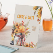 ひまわりカードとギフトパーティー 台座サイン (インサイチュ)