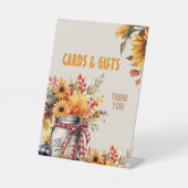 ひまわりカードとギフトパーティー 台座サイン (正面)