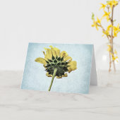 ひまわりカードの下空白のに カード (黄色い花)