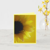 ひまわりカード黄花グリーティングカー空白のド カード (黄色い花)