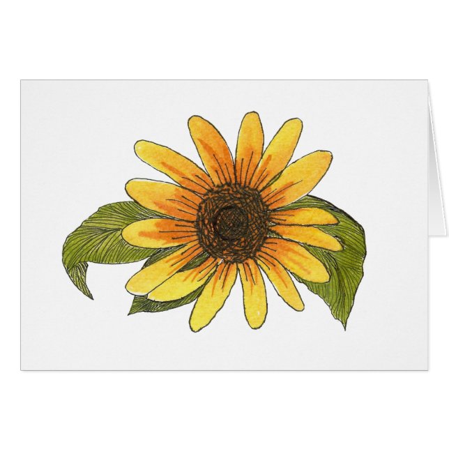 ひまわりカード (正面横)