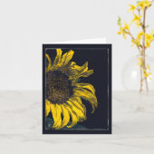 ひまわりカード カード (黄色い花)