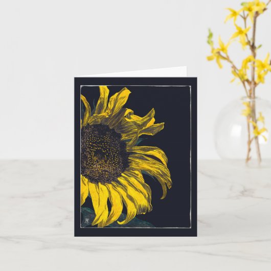 ひまわりカード カード (黄色い花)