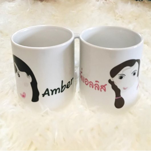 ひまわりガラスのマグ フロストグラスマグカップ