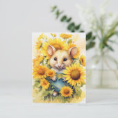 ひまわりガーデンマウス7 of 17 ポストカード (スタンド正面)