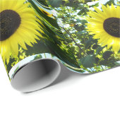 ひまわりガーデンラッピング紙 ラッピングペーパー (ロールコーナー)