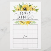 ひまわりガーデン両面ブライダルシャワーゲーム (裏面)