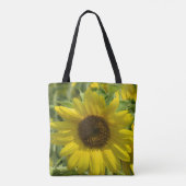ひまわりガーデン印刷トートバッグ トートバッグ (裏面)