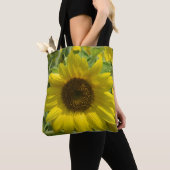 ひまわりガーデン印刷トートバッグ トートバッグ (クローズアップ)