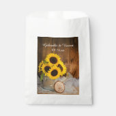 ひまわりガーデン散水結婚缶ありがとう フェイバーバッグ (正面)