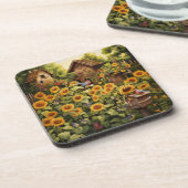 ひまわりガーデン12鳥の家ブルーバード コースター (左側)