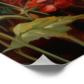 ひまわりガーデン3バードハウズブルーバード ポスター (角)