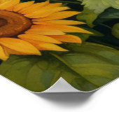 ひまわりガーデン9バードハウズブルーバード ポスター (角)