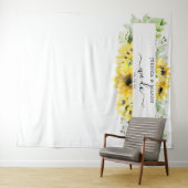 ひまわりガーデン ウェディング ウィー・ドゥー 背景 フォトプロップ タペストリー (インサイチュ(横))