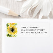 ひまわりガーデン 返送先ラベル ラベル (インサイチュ)